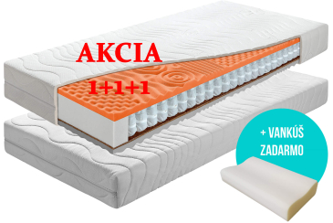 Matrace SUPER PREMIUM 1+1+dárek 2x polštář + dárek 1x chránič matrace Obrázek pro Matrace SUPER PREMIUM 1+1+dárek 2x polštář + dárek 1x chránič matrace