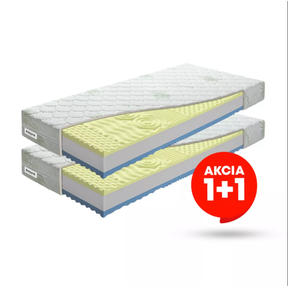 Obrázek pro Matrace BENAB 1+1 VISCO PLUS + dárek 1x chránič matrace